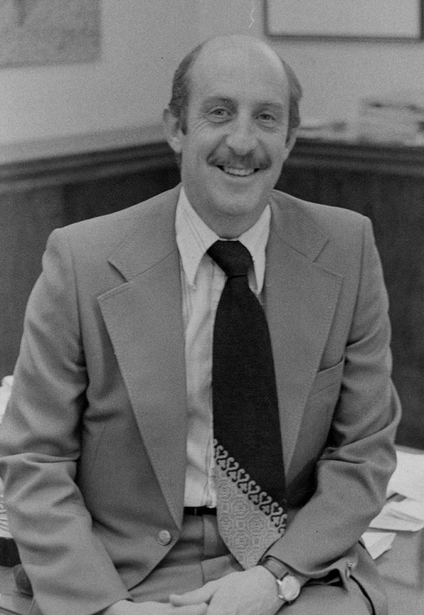 Dr. Joseph N. Crowley, president of the University of Nevada from 1979-2000, smiles for a photo taken close to the time he became president.