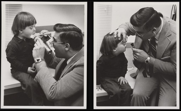 Steve McFarlane with patient