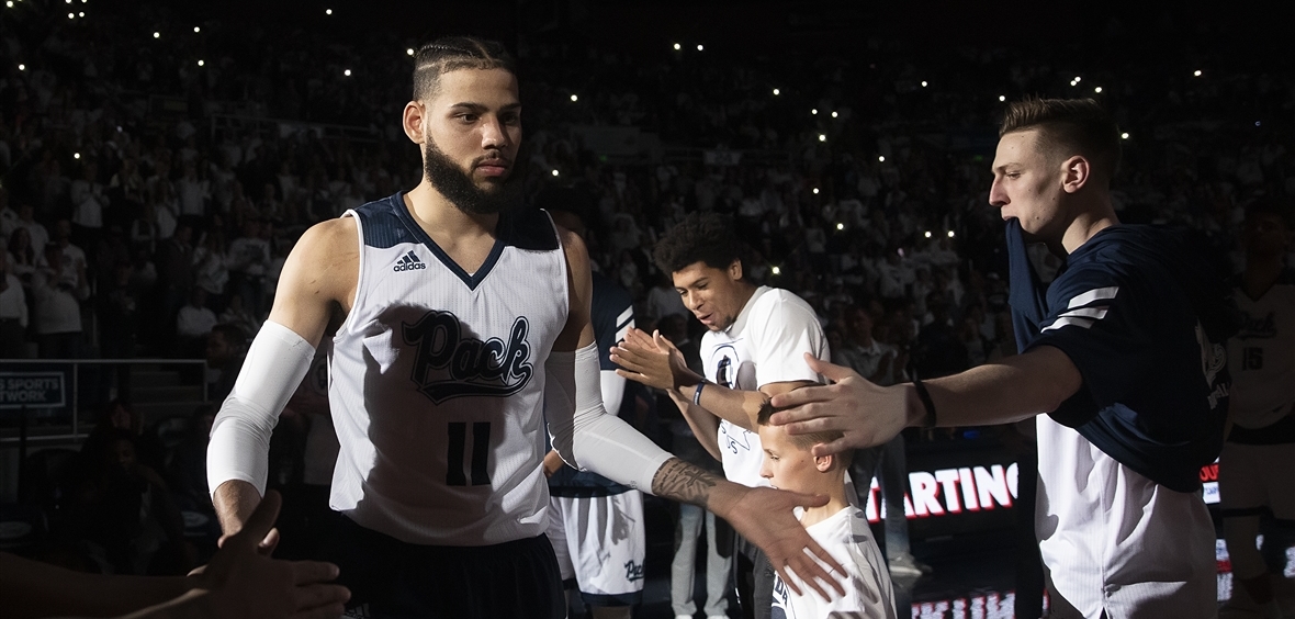 Cody Martin introduced before Fresno State game