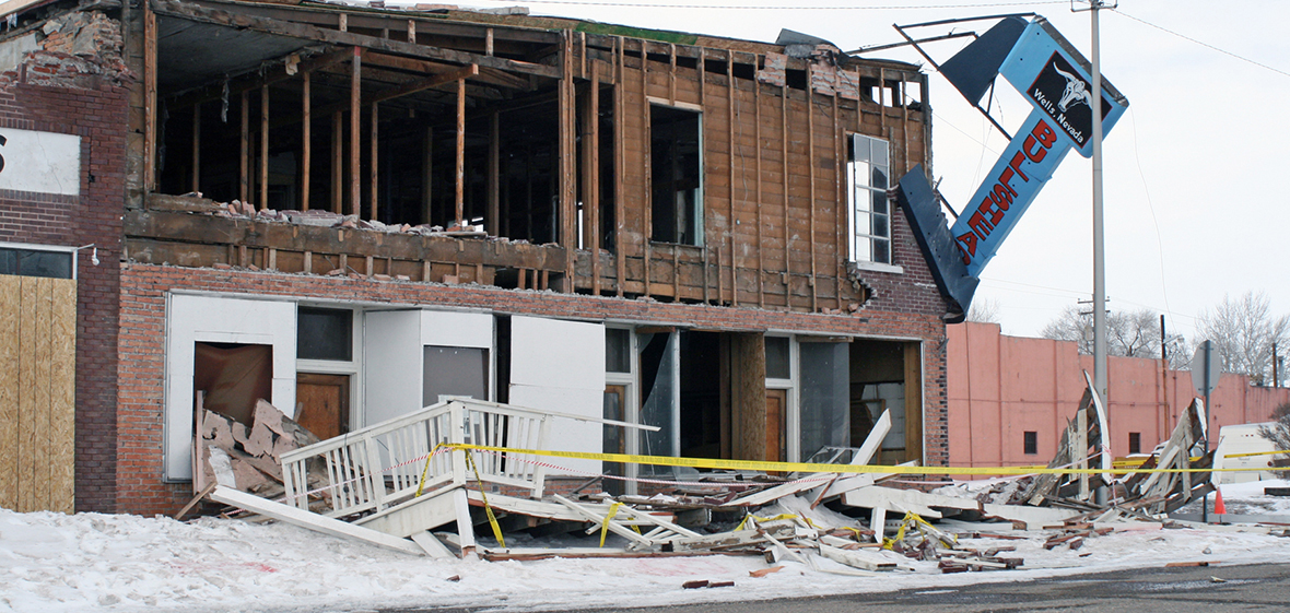 Wells Nevada earthquake damage