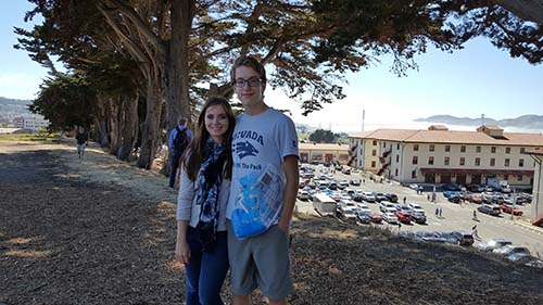 Kyle Murray and girlfriend in San Francisco