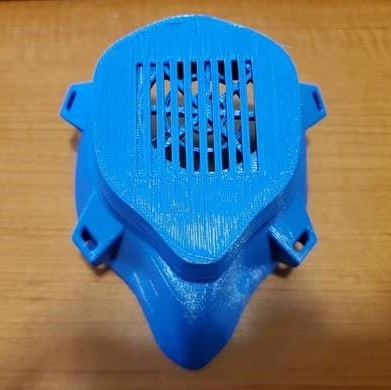 3D printed anti-bacterial respirator mask