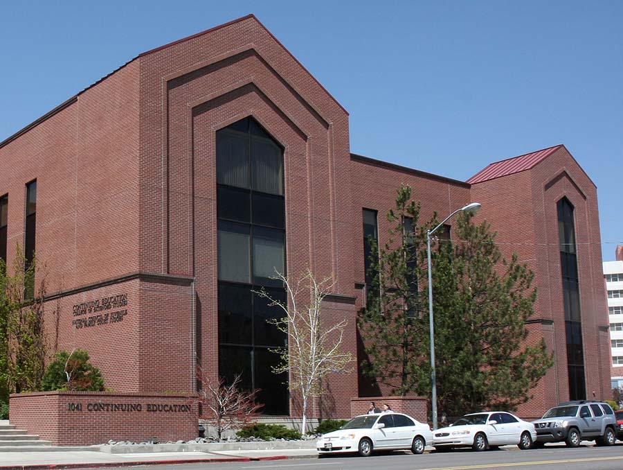 Continuing Education Building on the University of Nevada, Reno campus.