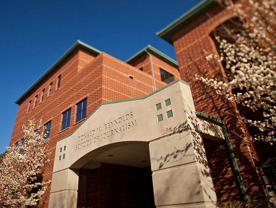 Reynolds School of Journalism building front