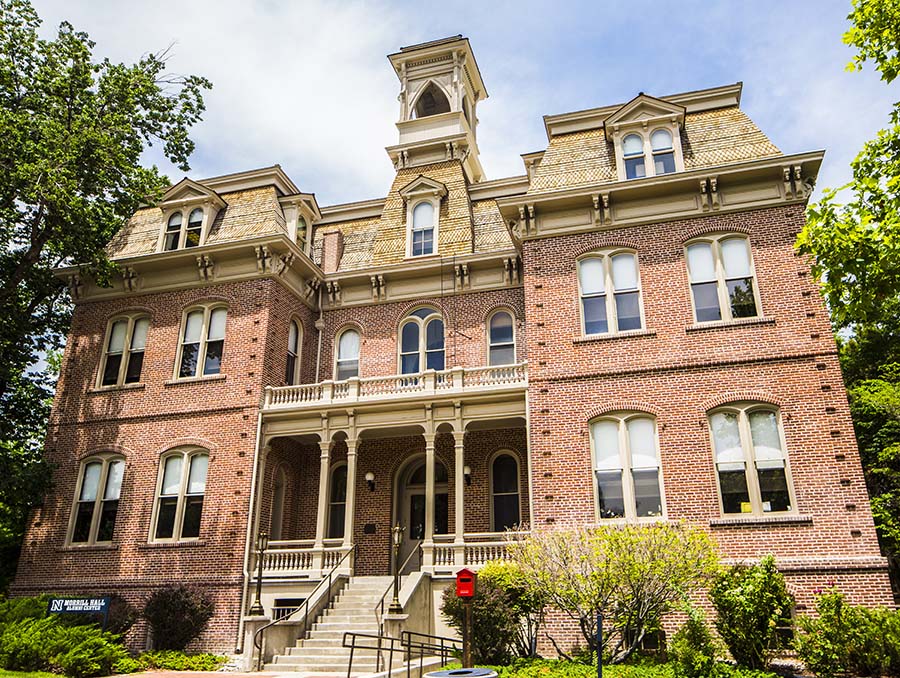 Morrill Hall on the south end of the University of Nevada, Reno