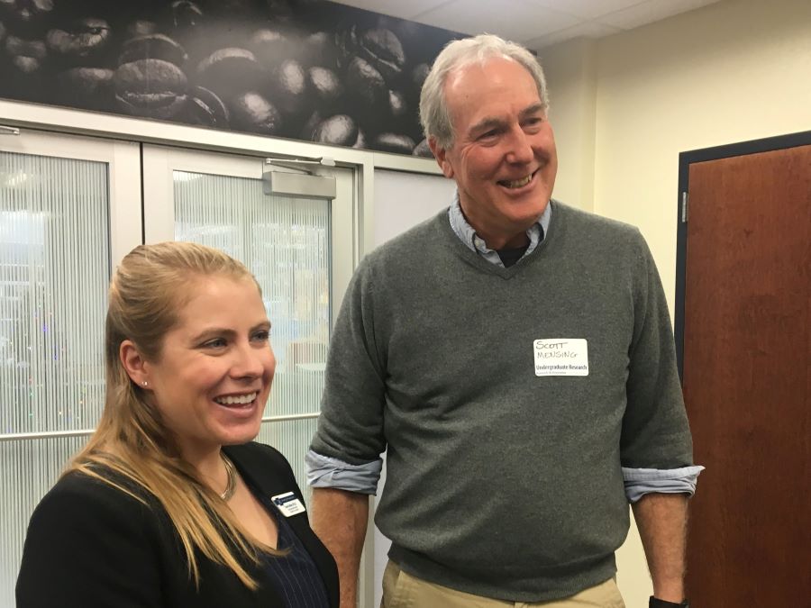 Tanya Kelley and Scott Mensing at the Fall 2019 Community Based Research Symposium