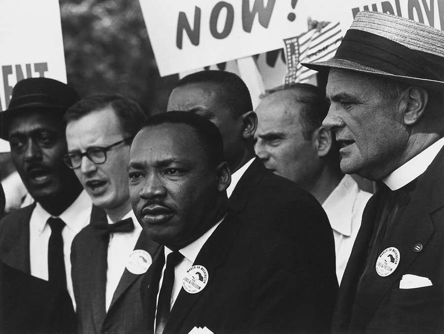 Martin Luther King Jr. at the 1963 Civil Rights March in Washington, D.C.