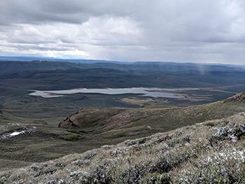 Summit Lake is high-desert terminal lake