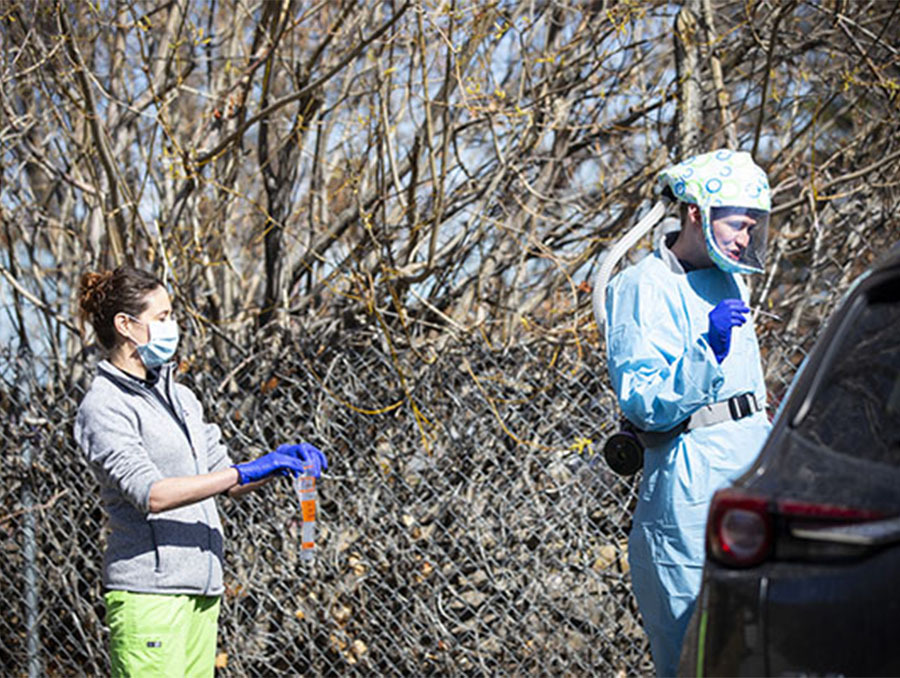 UNR Med students conduct COVID-19 antibody testing