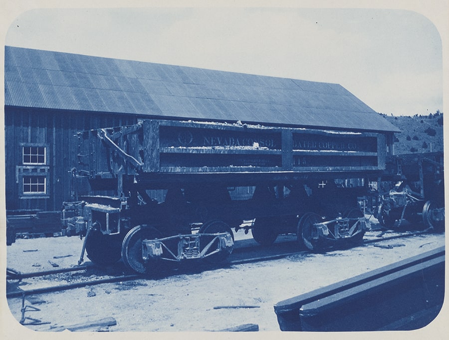 Photograph of Consolidated Copper Dumping Railway Car