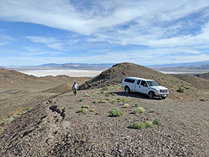 faultline along hillside