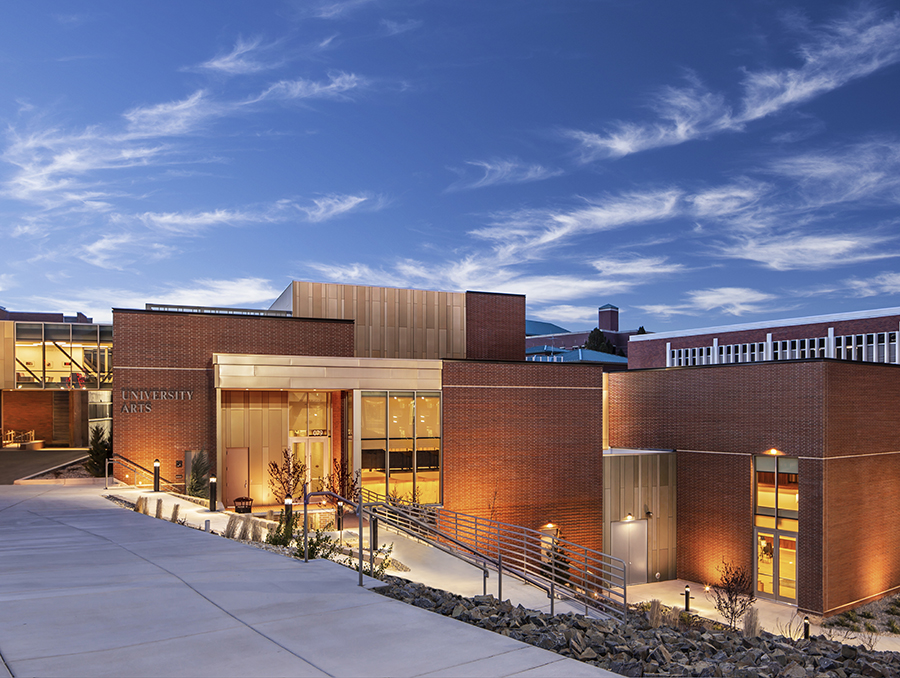 The recital hall in the University Arts Building