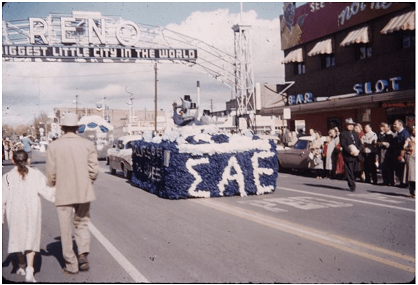 Homecoming Parade, downtown Reno, 1959 by Irving J. Sandorf