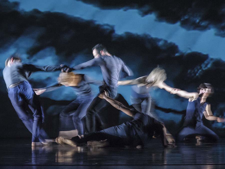 A Ririe-Woodbury Dance Company performance.