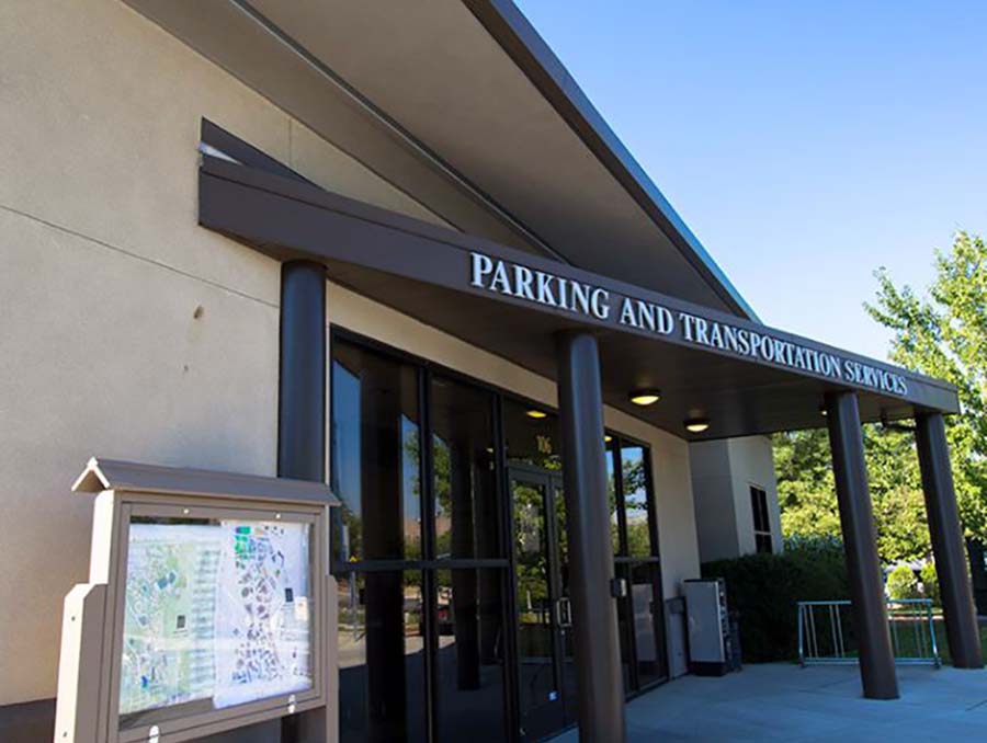 Parking Services Building on the University of Nevada, Reno campus.