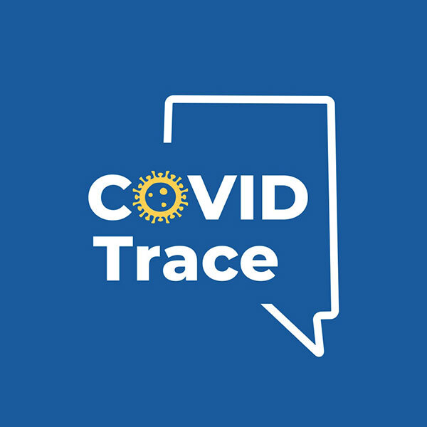 The logo for the app COVID Trace.