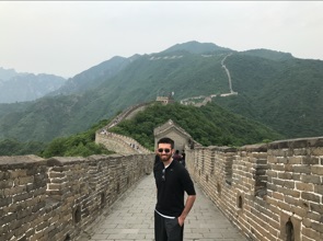 Shawn Thomas on the Great Wall of China