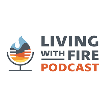 The Living with Fire podcast logo