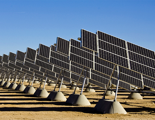 Solar panels at Nellis Air Force Base