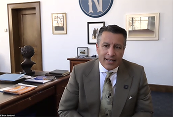 President Sandoval on Zoom