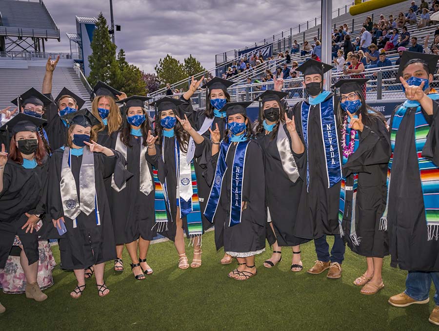 A historic Commencement University of Nevada, Reno