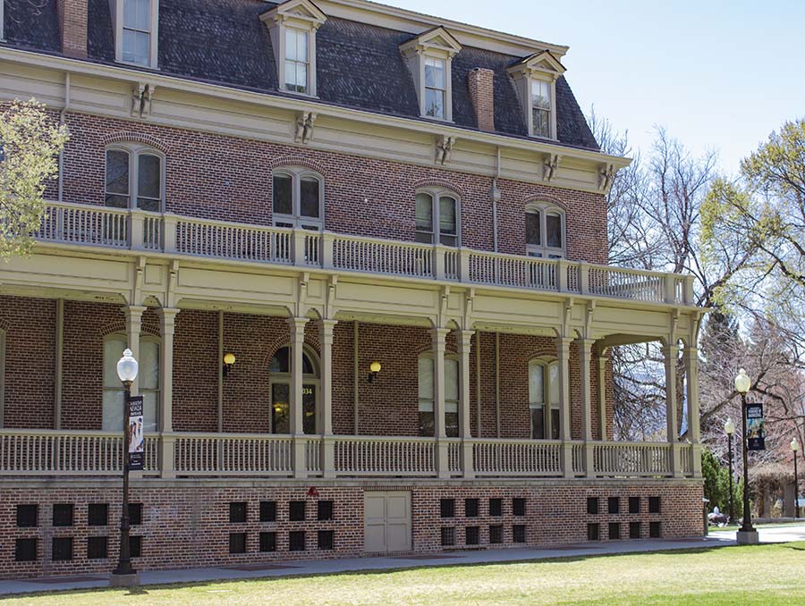 Morrill Hall seen from the Quad