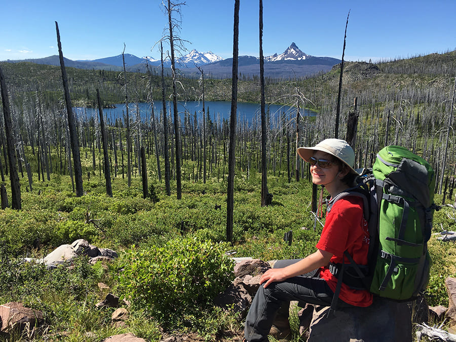 post-fire revegetation in Oregon Cascades