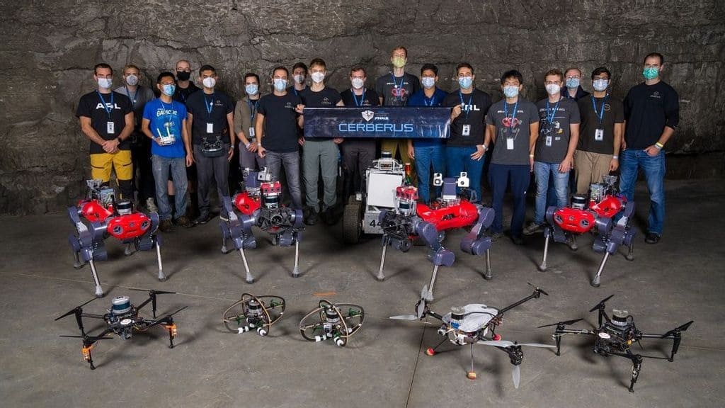 Team CERBERUS with its array of drones