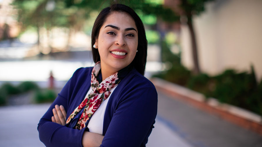 POrtrait of Rosy Chavez Najera at the University of Nevada, Reno