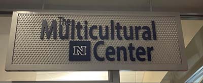 A sign that reads "The Multicultural Center," on the University of Nevada, Reno campus.