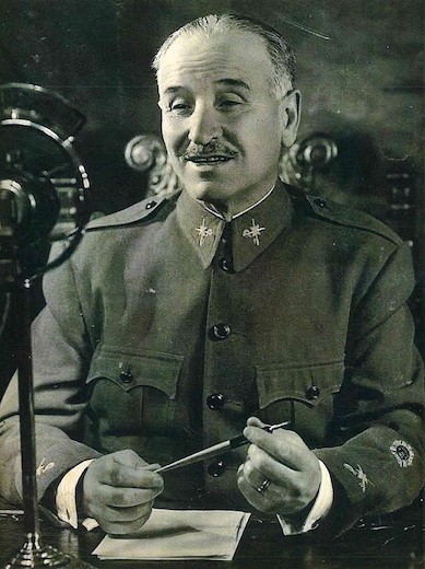 Portrait of General Gonzalo Queipo de Llano.