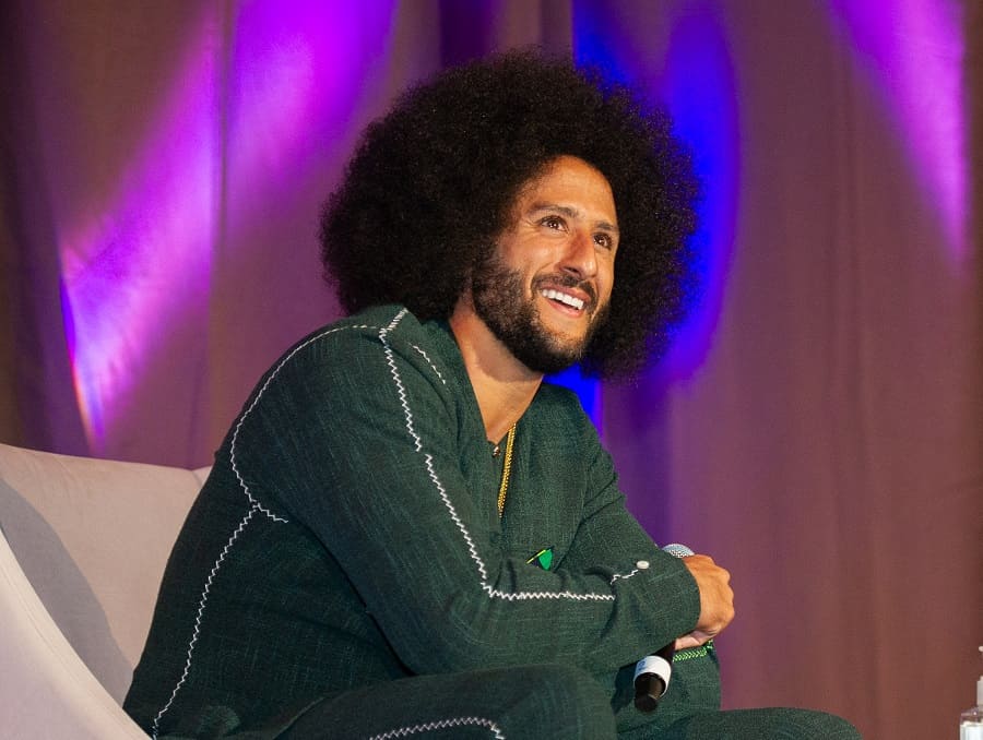 Colin Kaepernick at the Nevada Athletics Hall of Fame dinner