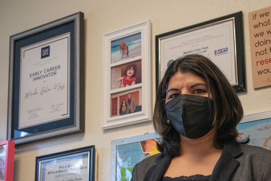 Monika Gulia-Nuss in her office.