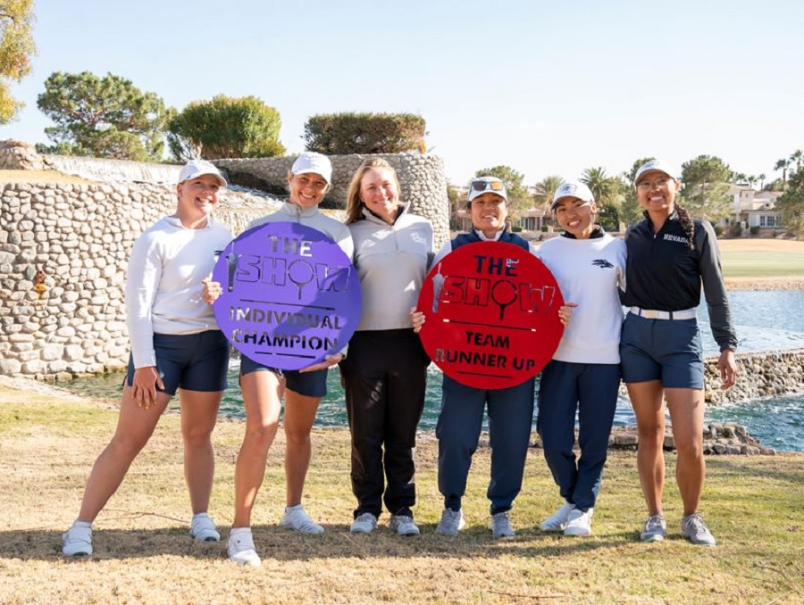 Nevada Women's Golf team at The Show
