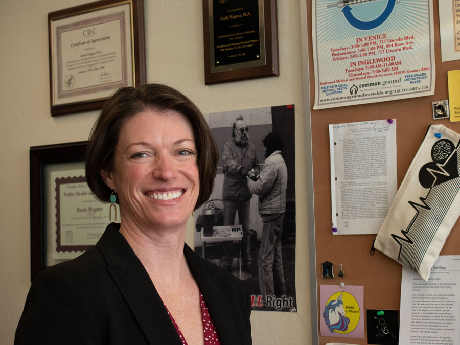 Karla Wagner headshot in her office.