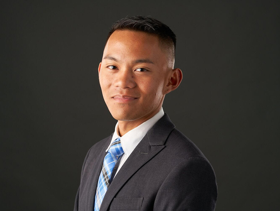 A headshot image of Joshua C. Palabay, the first place winner of the inaugural Hugh Henne Investment Competition.