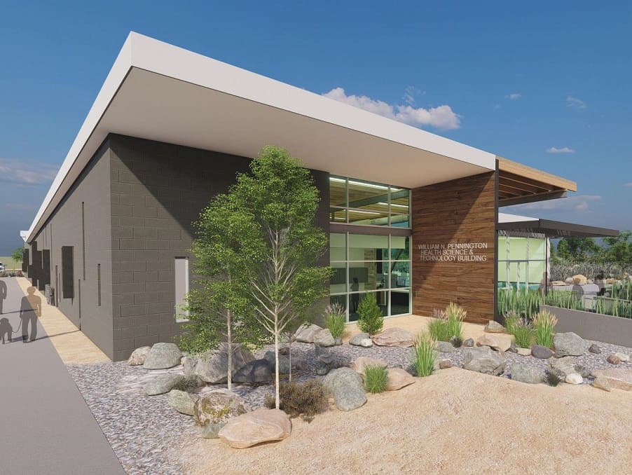Rendering of the Pennington Health Science & Technology Building