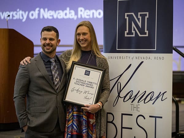 Lyndsay Munro and her partner at Honor the Best