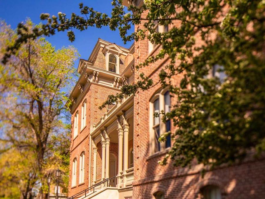 Morrill Hall exterior seen from the quad.