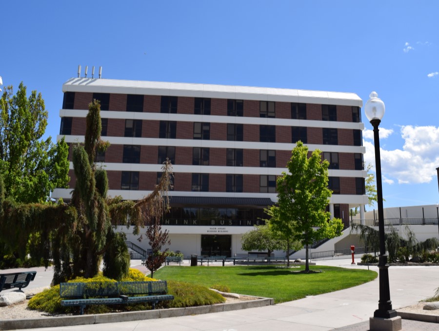 The Nazir Ansari business building, daytime