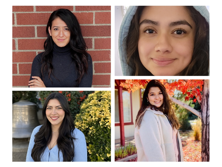 Ruby Batz, Ph.D. (top left),  Yajaira Benitez (top right), Valeria Savage (bottom left), Chloe Yocom (bottom right)