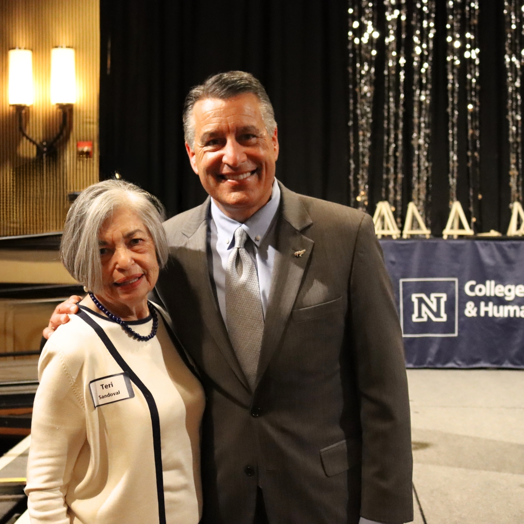 President Brian Sandoval and Teri Sandoval