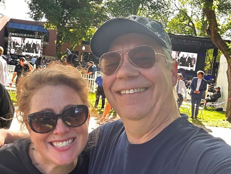 Jennifer Gardner with her husband, Treg Gardner