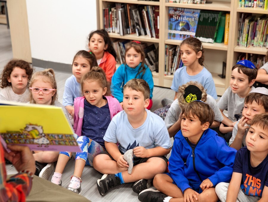 children listening to a story