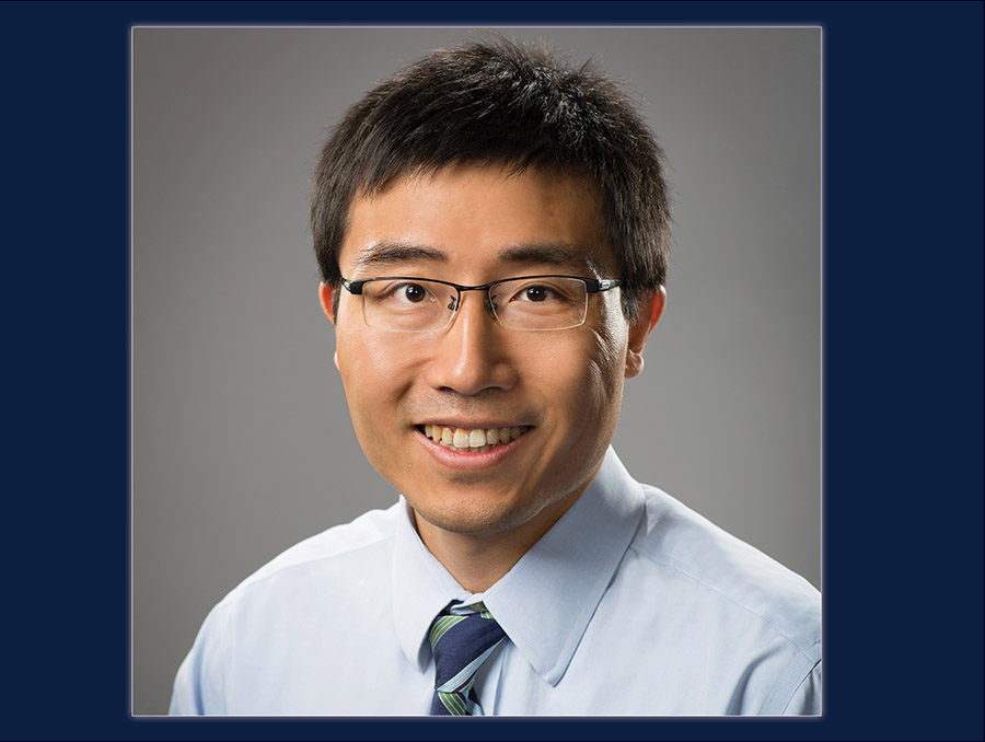 Head shot of Electrical & Biomedical Engineering Associate Professor Hao Xu