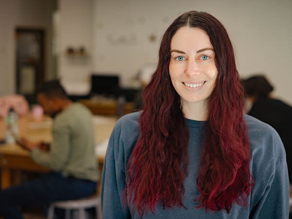 Zoey Vagner headshot in the classroom.