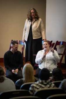 StreetReach presenters answer audience questions.