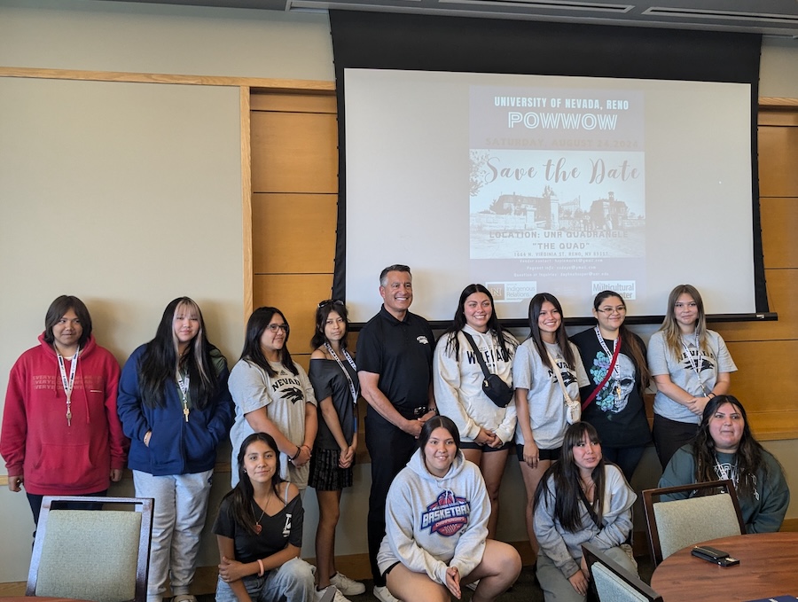 Group photo of the 2024 Native LEAD participants with President Brian Sandoval.
