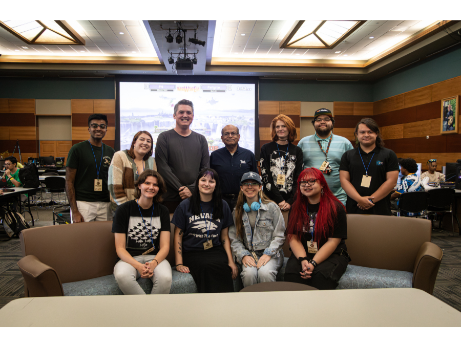 Group photo of Nevada Esports cub leaders and advisors.