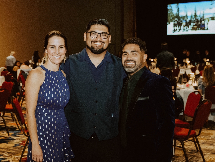 Mariluz, Sammy and Manny at the DFS celebration event.